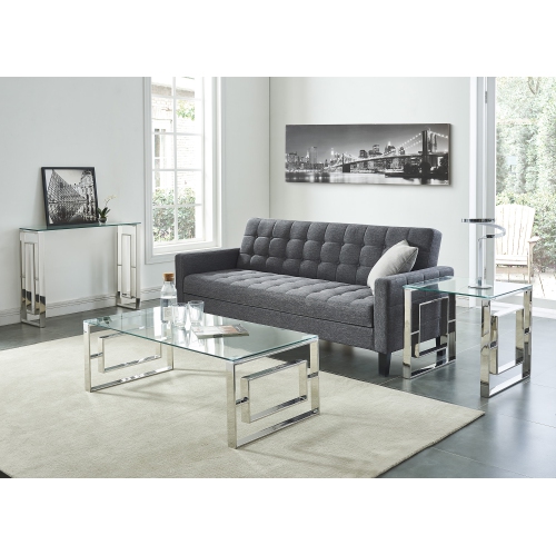 Viva Lifestyle Furiture CONSOLE/DESK - SILVER