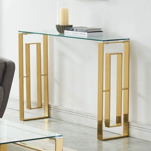 Viva Lifestyle Furiture CONSOLE/DESK - GOLD