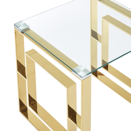 Viva Lifestyle Furiture CONSOLE/DESK - GOLD