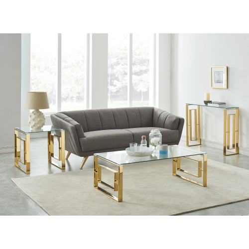 Viva Lifestyle Furiture CONSOLE/DESK - GOLD