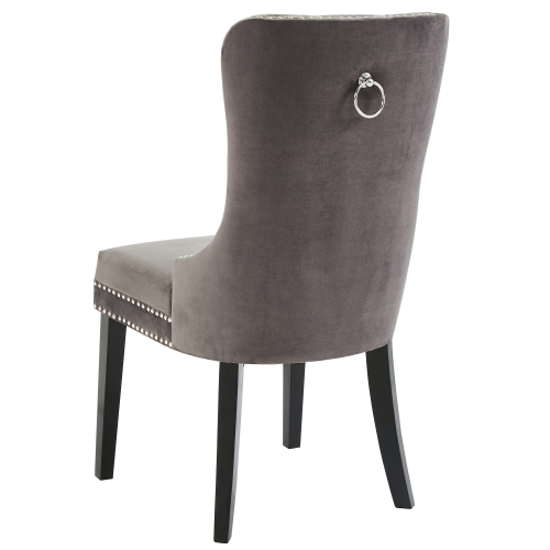 Viva Lifestyle Furiture SIDE CHAIR, SET OF 2 - GREY