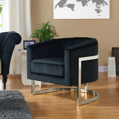 Viva Lifestyle Furiture ACCENT CHAIR - BLACK