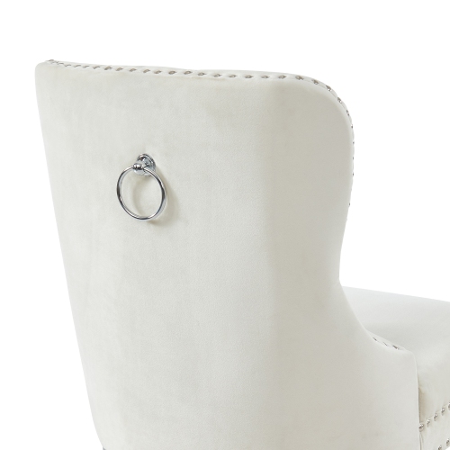 Viva Lifestyle Furiture SIDE CHAIR, SET OF 2 - IVORY