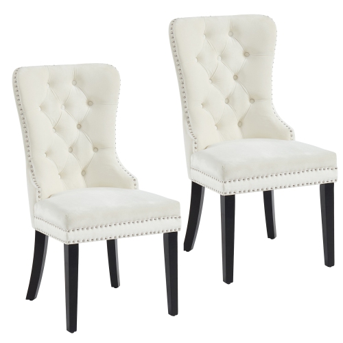 Viva Lifestyle Furiture SIDE CHAIR, SET OF 2 - IVORY