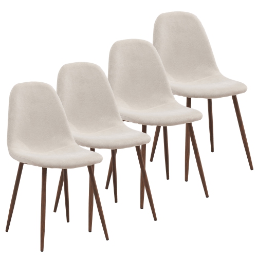 Viva Lifestyle Furiture SIDE CHAIR, SET OF 4 - BEIGE