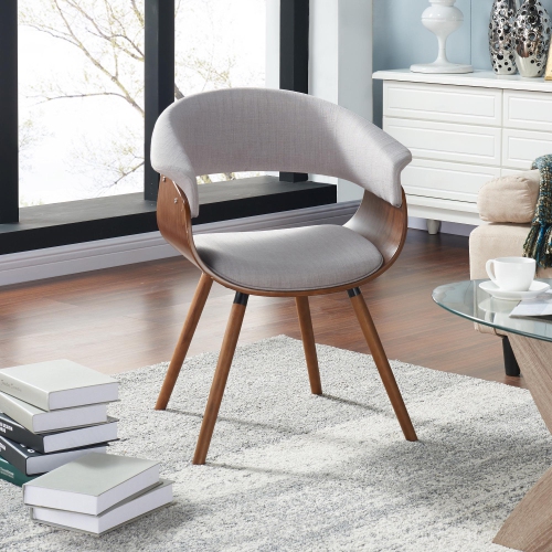 Viva Lifestyle Furiture ACCENT/DINING CHAIR - FABRIC GREY