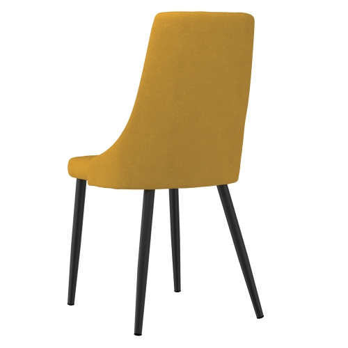 Viva Lifestyle Furiture SIDE CHAIR, SET OF 2 - MUSTARD