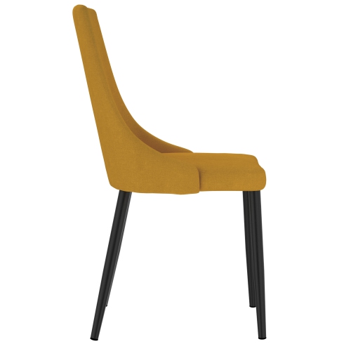 Viva Lifestyle Furiture SIDE CHAIR, SET OF 2 - MUSTARD
