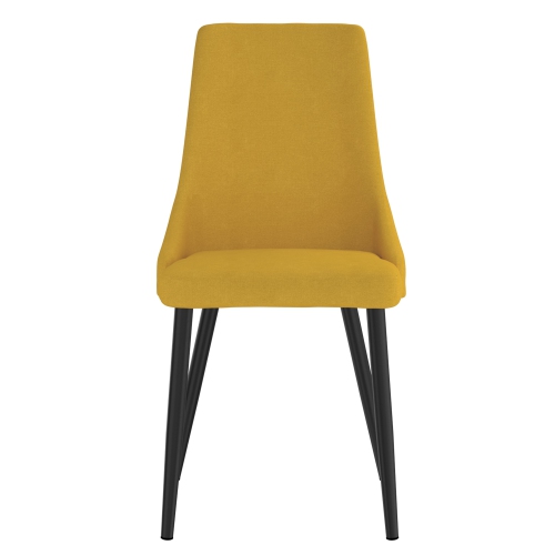 Viva Lifestyle Furiture SIDE CHAIR, SET OF 2 - MUSTARD