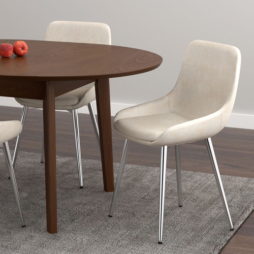 Viva Lifestyle Furiture SIDE CHAIR, SET OF 2 - IVORY