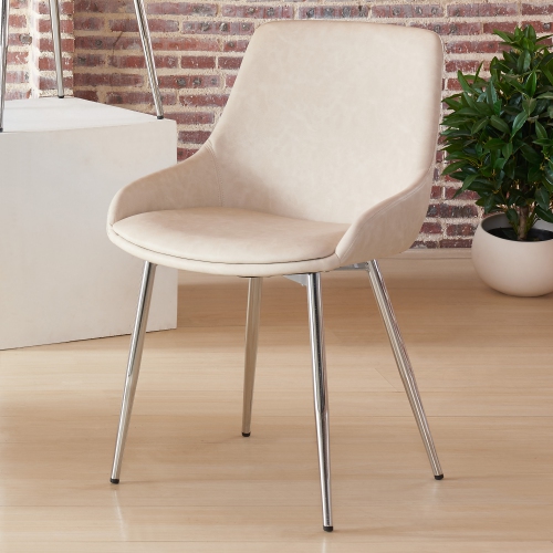 Viva Lifestyle Furiture SIDE CHAIR, SET OF 2 - IVORY