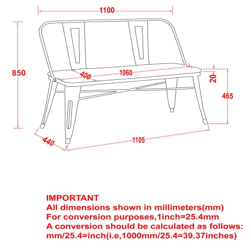 BANQUETTE arrière VIVA Lifestyle - BLANC