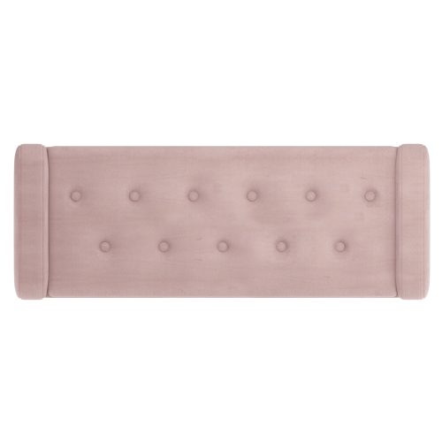 Viva Lifestyle Furiture STORAGE OTTOMAN - BLUSH/GOLD