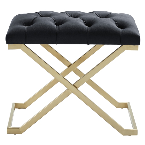 Viva Lifestyle Furiture SINGLE BENCH - BLACK/GOLD