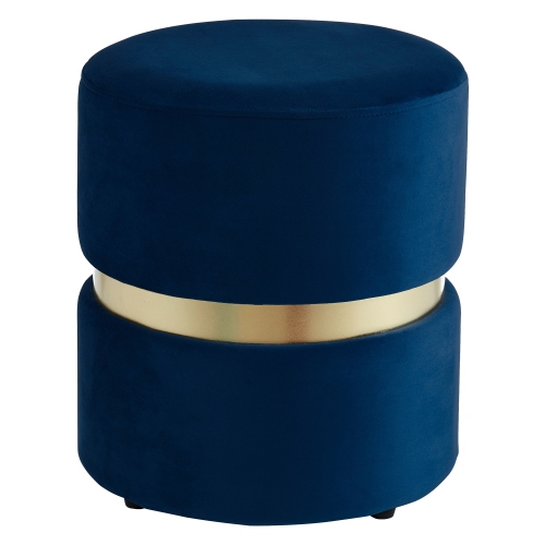 VIVA LIFESTYLE INC.  Furiture Round Ottoman - In Blue