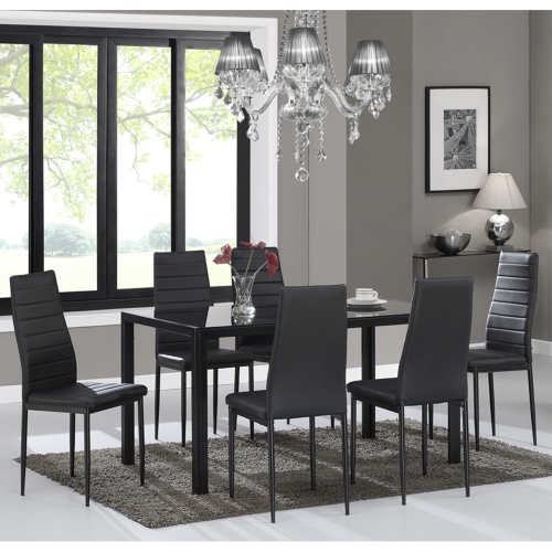 Viva Lifestyle Furiture RECTANGULAR DINING TABLE - BLACK