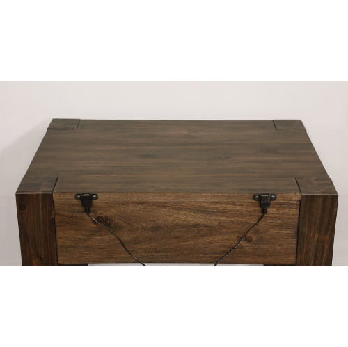 Viva Lifestyle Furiture 1 DRAWER ACCENT TABLE - WALNUT