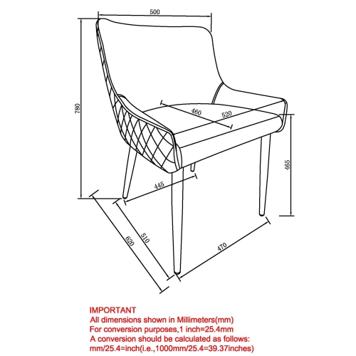 Viva Lifestyle Furiture SIDE CHAIR, SET OF 2 - BEIGE/WALNUT LEG