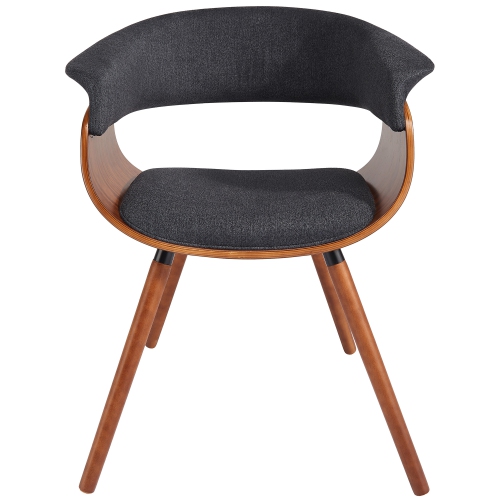 Viva Lifestyle Furiture ACCENT/DINING CHAIR - FABRIC CHARCOAL