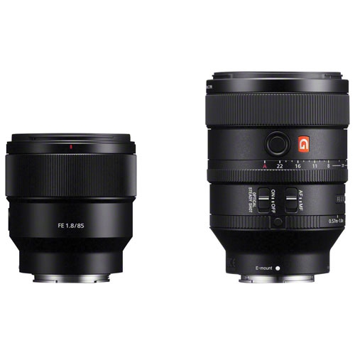 Sony FE 85mm f/1.8 Medium Telephoto Portrait Prime Lens - Open Box