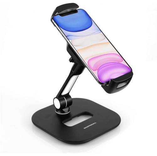 SHOPPINGALL Adjustable Tablet Stand for Any Tablet or Smartphone Between 4.7"-12.9" inches - SA-204D
