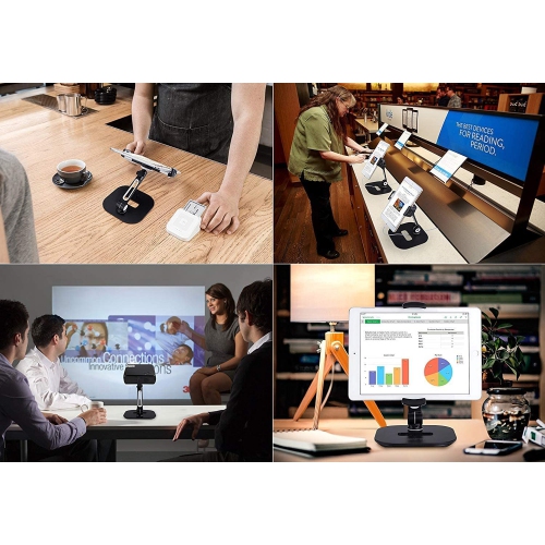 SHOPPINGALL Adjustable Tablet Stand for Any Tablet or Smartphone Between 4.7"-12.9" inches - SA-204D