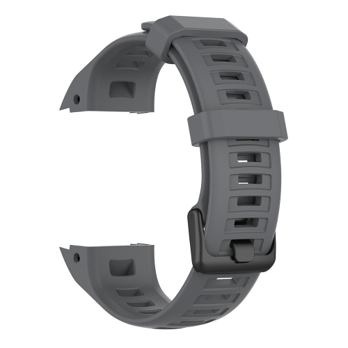 Bracelet en caoutchouc de silicone de StrapsCo pour Instinct de Garmin - Gris
