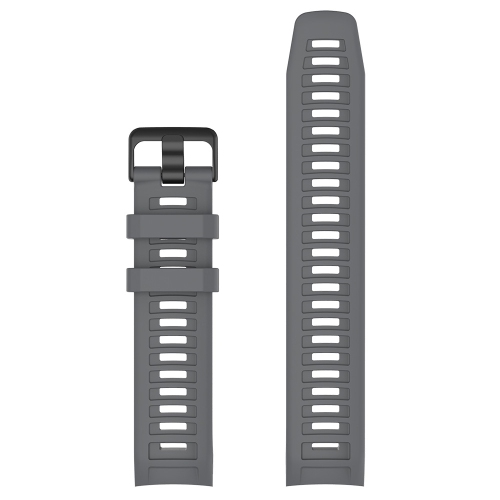 Bracelet en caoutchouc de silicone de StrapsCo pour Instinct de Garmin - Gris