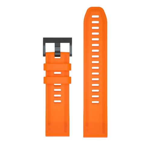 StrapsCo Silicone Rubber Watch Band Strap for Garmin Fenix 6S & Fenix 5S - Orange
