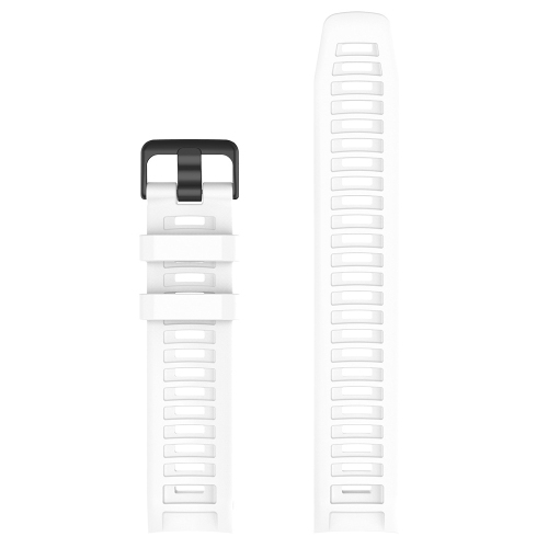 StrapsCo Silicone Rubber Band Strap for Garmin Instinct - White
