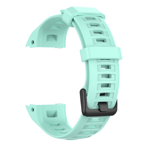 StrapsCo Silicone Rubber Band Strap for Garmin Instinct - Mint Green