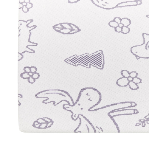 Polysleep Matelas Bébé en Mousse Hybride de Qualité Supérieure - Matelas Imperméable Lit pour Enfant, 100% Fabriqué au Canada - Housse Lavable