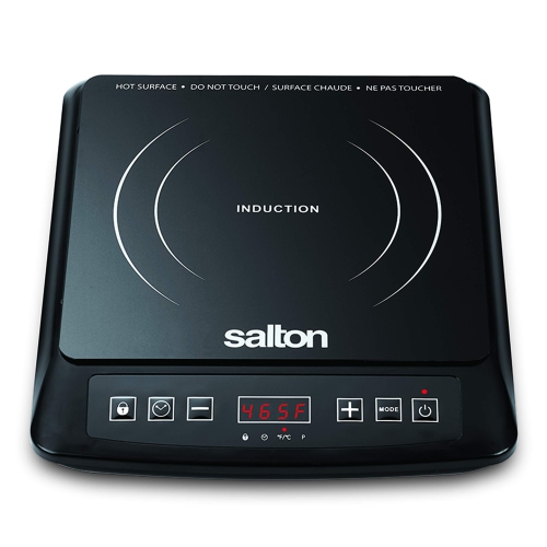 SALTON  Id1948 - Portable Induction Cooktop With 8 Temperature Settings In Black