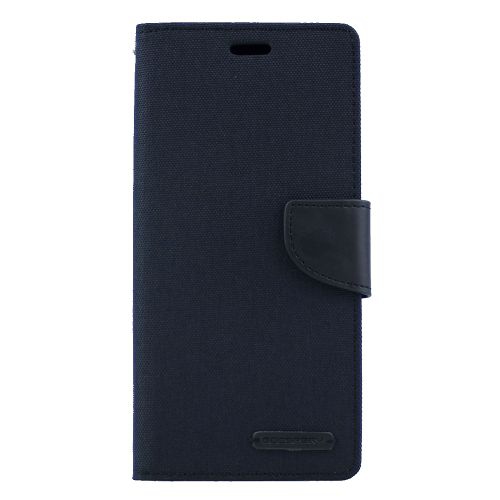 Goospery Canvas Diary Flip For Samsung S8 Plus, Black