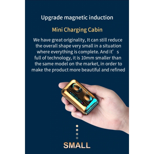 Wireless Headphones TWS Bluetooth 5.0 Earphones 9D Stereo Sport Waterproof with LED Display Touch Control Headset earbuds