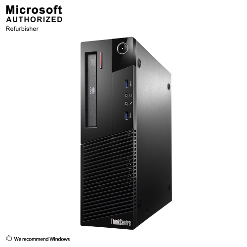 Lenovo ThinkCentre M93p SFF, Intel Quad Core i5-4590 up to 3.7GHz, 8G DDR3, 500G, WiFi, DVDRW, Win10P64 (EN/FR/ES) by LENOVO - Refurbished condition - Image 2