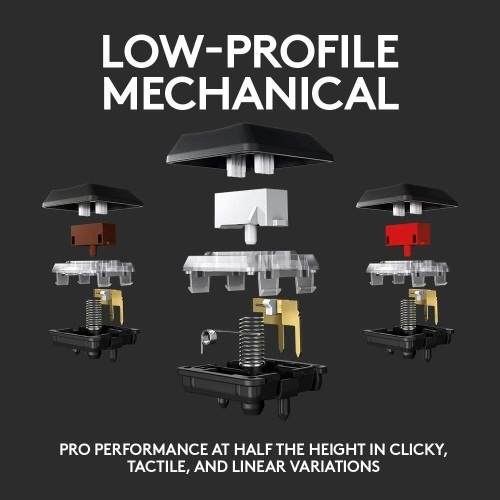 Refurbished Logitech G815 LIGHTSYNC RGB Mechanical Gaming Keyboard PC & MAC GL Clicky Switch