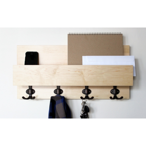 Modern Coat Rack With Shelf, Entryway Shelf With Hooks, Entryway  Organization -  Canada