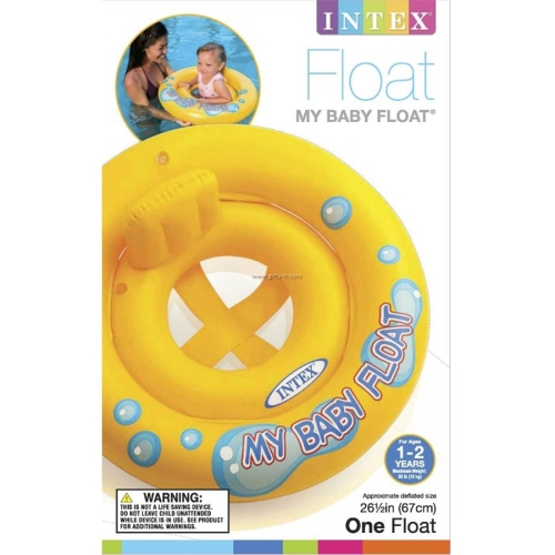 Intex - My Baby Float, Toddler Float, 1 to 2 years, Yellow