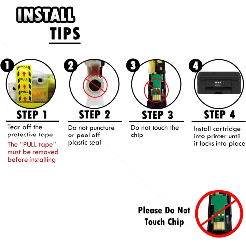 5 Inkfirst Compatible Ink Cartridges LC3013 XL LC3011 Replacement for Brother LC3013 XL LC3011 MFC-J497DW MFC-J690DW MFC-J895D