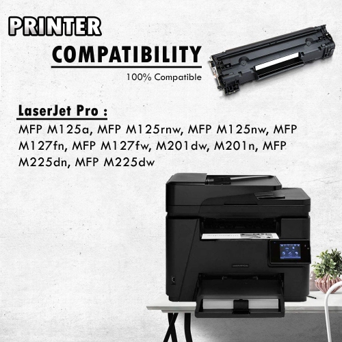 10 Inkfirst Compatible Toner Cartridges Replacement for HP CF283A 83A LaserJet Pro MFP M127fn MFP M127fw MFP M125a MFP M125rnw