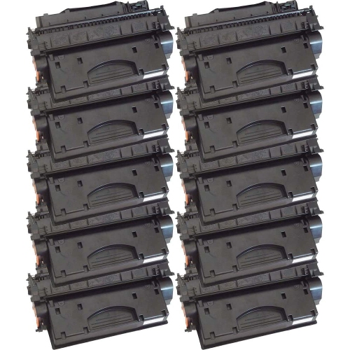 INKFIRST  10 Compatible Toner Cartridges Replacement for HP Ce505X Cf280X 05X 80X Laserjet P2055Dn P2055X M425Dn M401Dw M401Dn