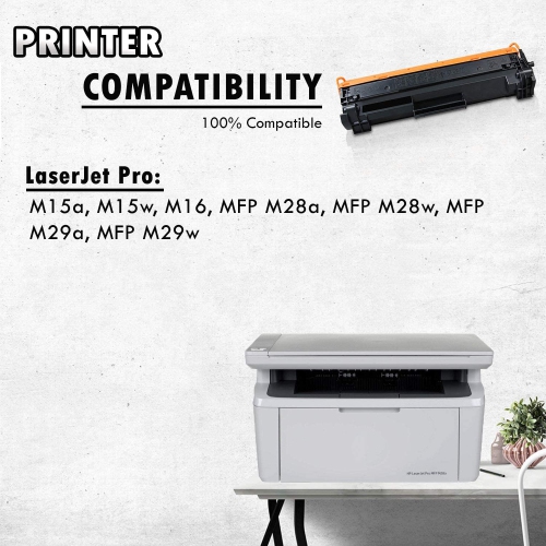 Inkfirst Compatible Toner Cartridge Replacement for HP CF248A 48A Laserjet M28w M28a M29w M29a M15a M15w M16 UPDATED CHIP
