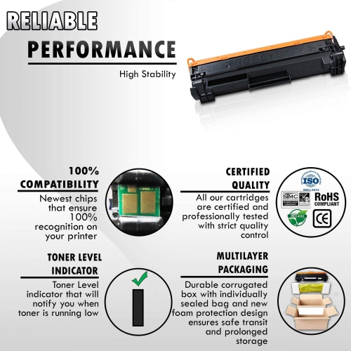 2 Inkfirst Compatible Toner Cartridges Replacement for HP CF248A 48A Laserjet Pro M15w M16 MFP M28a M29a M29w UPDATED CHIP