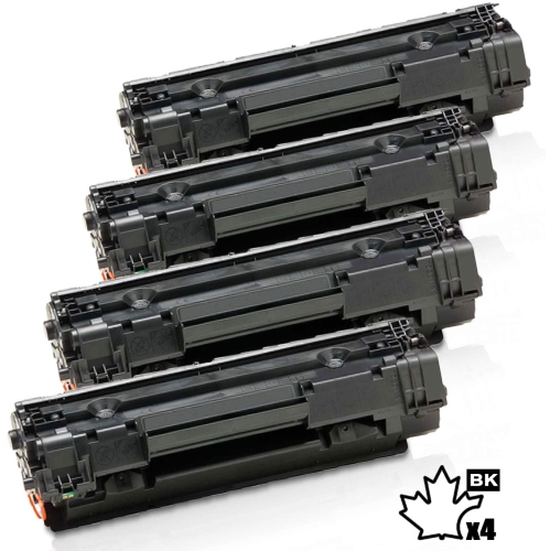 4 Inkfirst Compatible Toner Cartridges Replacement for HP CB436A 36A LaserJet M1522nf MFP P1505 P1505n M1522n MFP