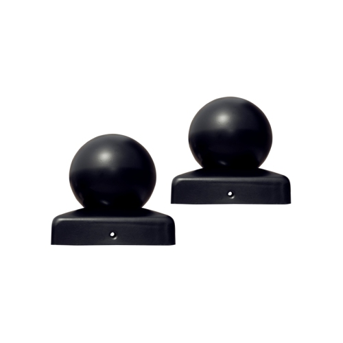ALEKO  Cap for Gate Post 2.5 X 2.5 for Driveway Gates Iron Gate, Black, Lot Of 2