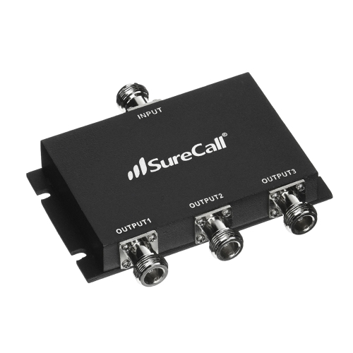 Répartiteur à 3 voies ultra-large SureCall 3G, 4G, 5G, 617-2700 MHz - 50 ohms - N-femelle