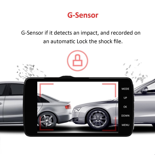 Dash Camera 4.0 Full HD 1080P 170° Motion Detection