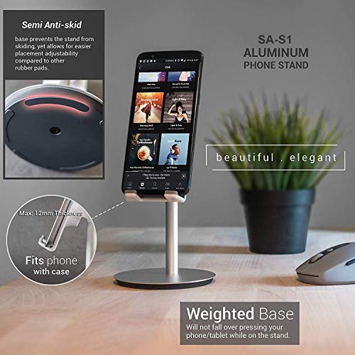 SHOPPINGALL Adjustable Aluminum Tablet Smartphone Stand SA-S1