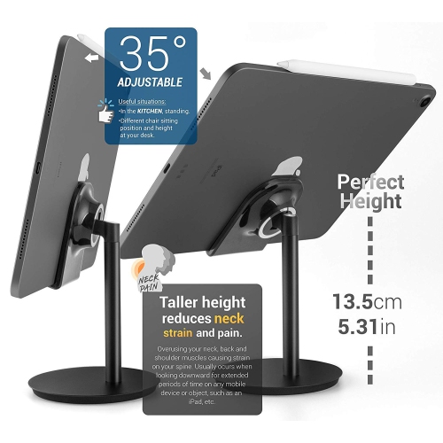 SHOPPINGALL Adjustable Aluminum Tablet Smartphone Stand SA-S1